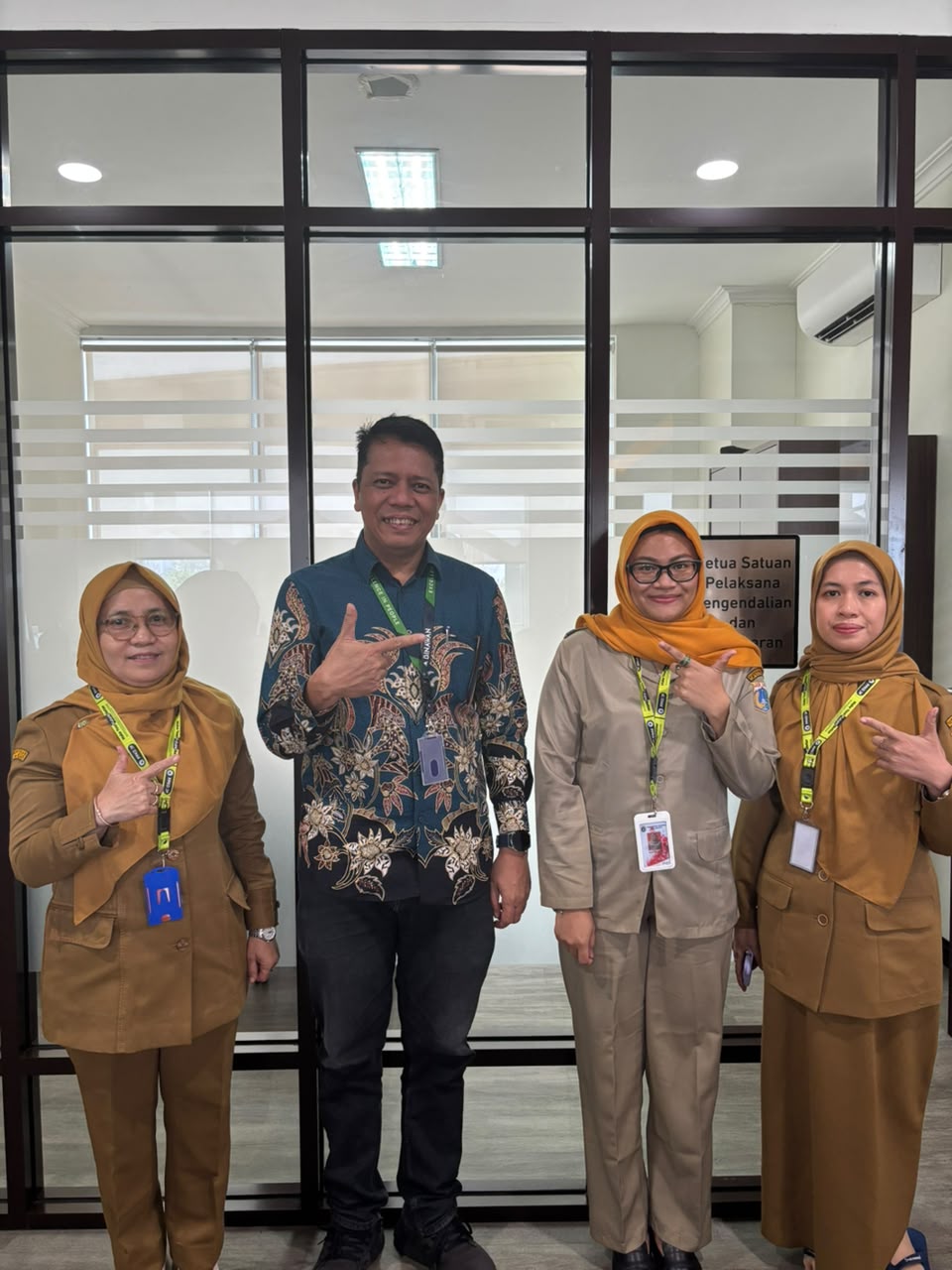 menerima kunjungan kerja dari PT. Binawan